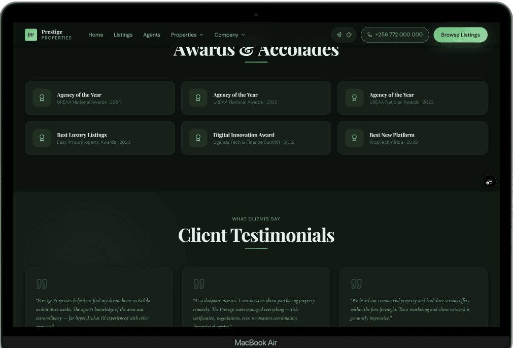 Mobile property browsing